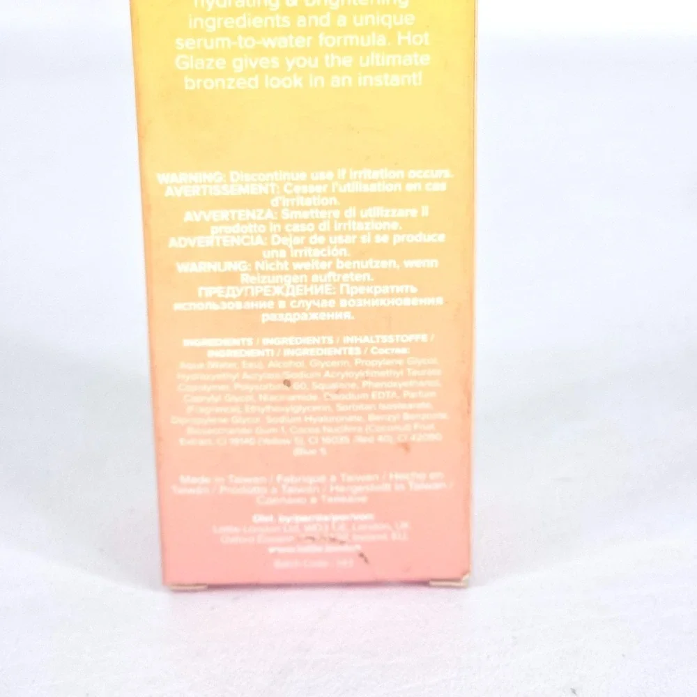 2x Lottie London Hot Glaze Bronzing Serum Drops 0.94 fl oz/ 28mL Sealed Pack NOS